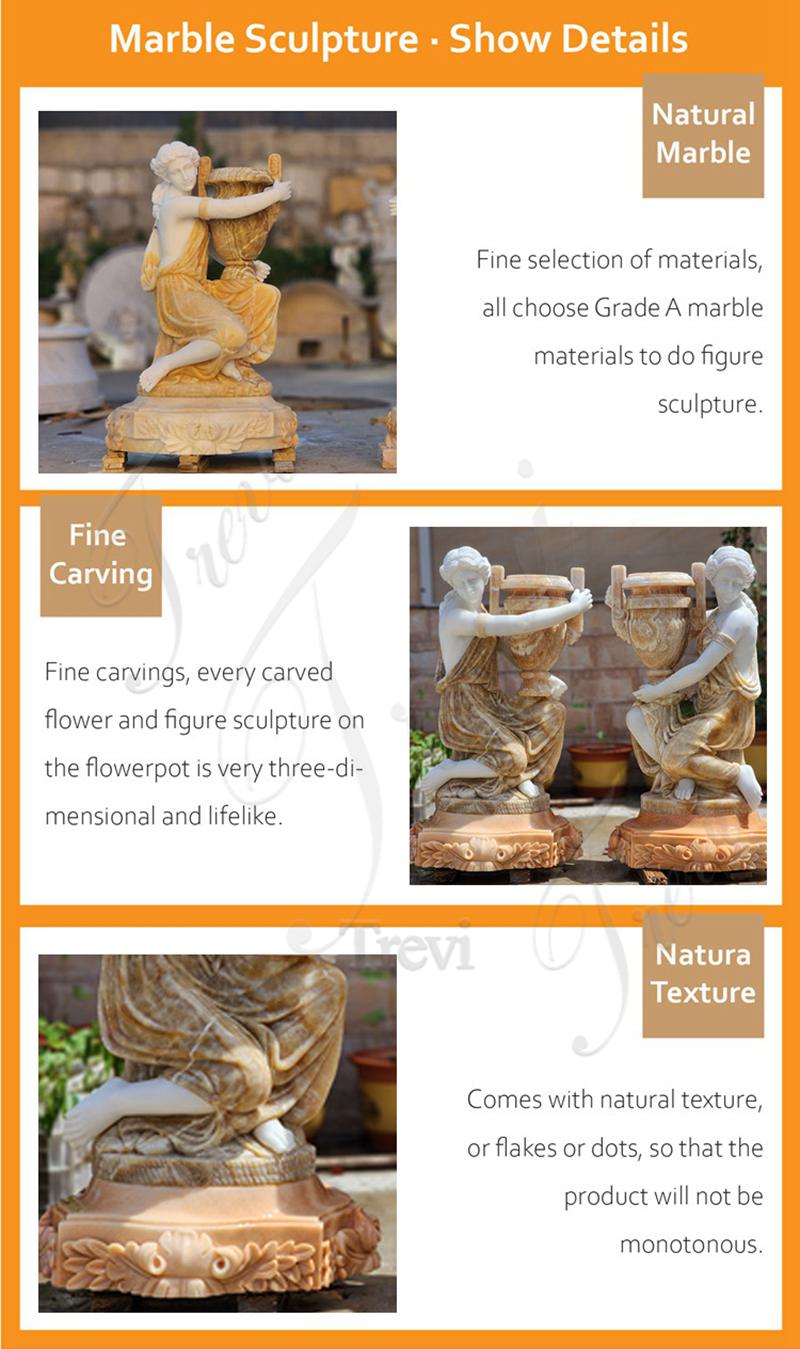 Marble Lady Flower Pot Introduction
