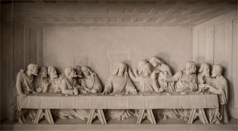 The Last Supper Relief Sculpture