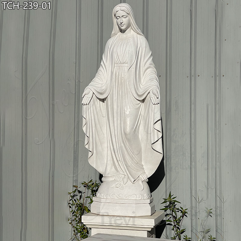marble Virgin Mary statue for sale