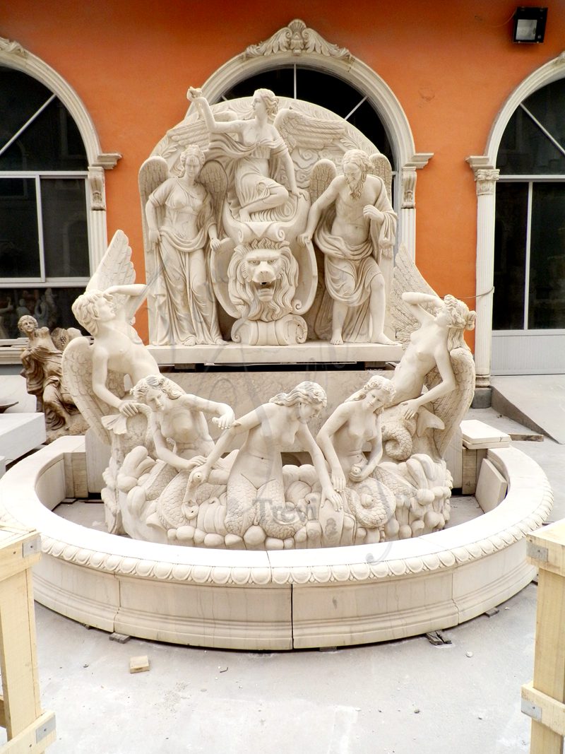 Greek Style Figure Statue Wall Fountain