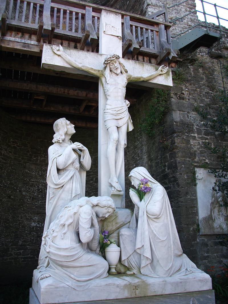 Jesus on the Cross Statue