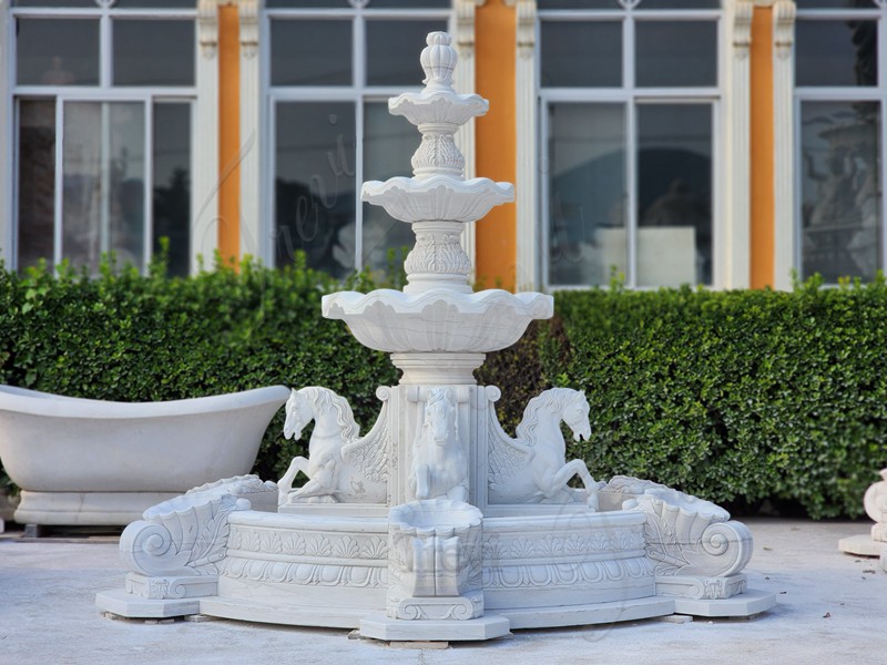 Marble Horse Fountain