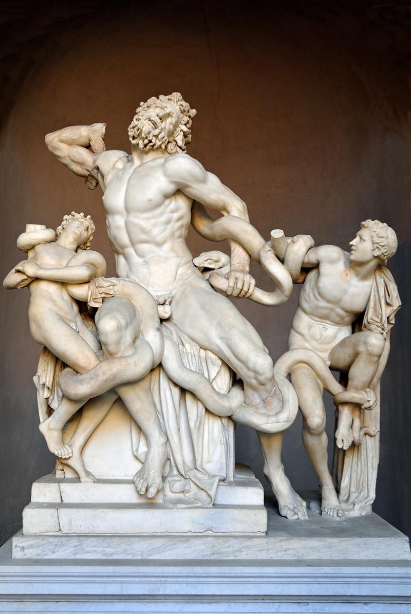 Where is the original Laocoön statue?