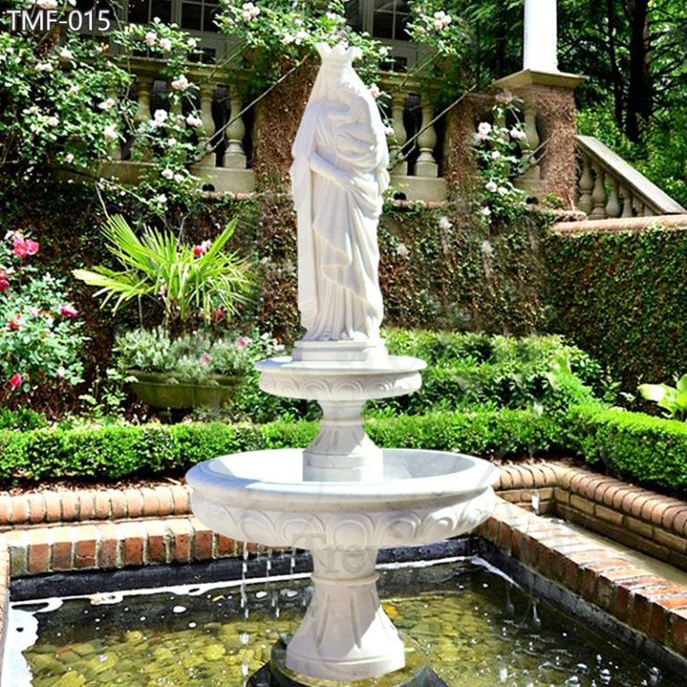 High Quality Virgin Mary Water Fountain for Outdoor Decor TMF-015