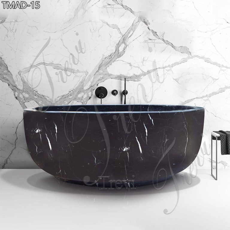 Modern Marble Black Bathtub High Quality for Sale TMAD-15