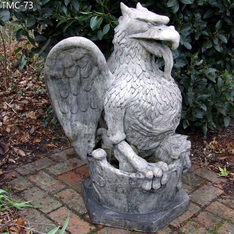 Gothic Stone Griffin Gargoyle Statue Garden Decor for Sale TMC-73