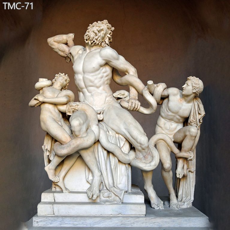 Famous Greek Marble Laocoon and His Sons Statue for Sale TMC-71