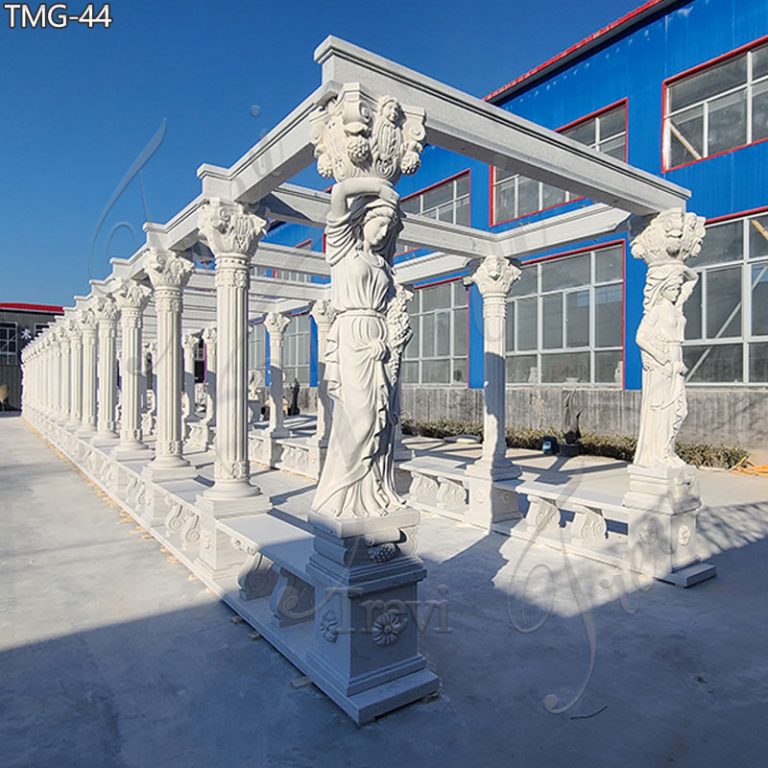 Extra Large Outdoor Gazebo with Marble Column for Sale TMG-44