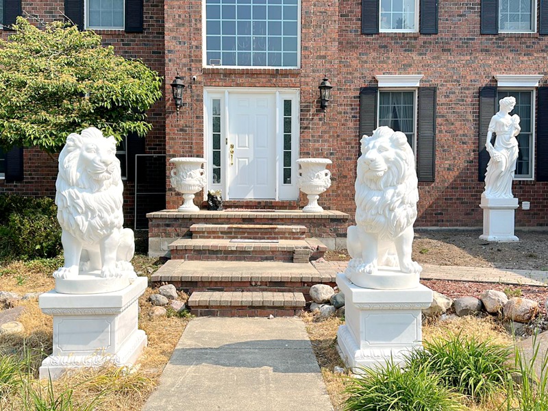 marble lion statue feedback