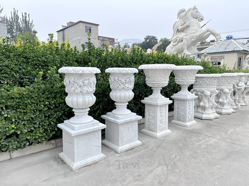 Amazing Marble Planter Design