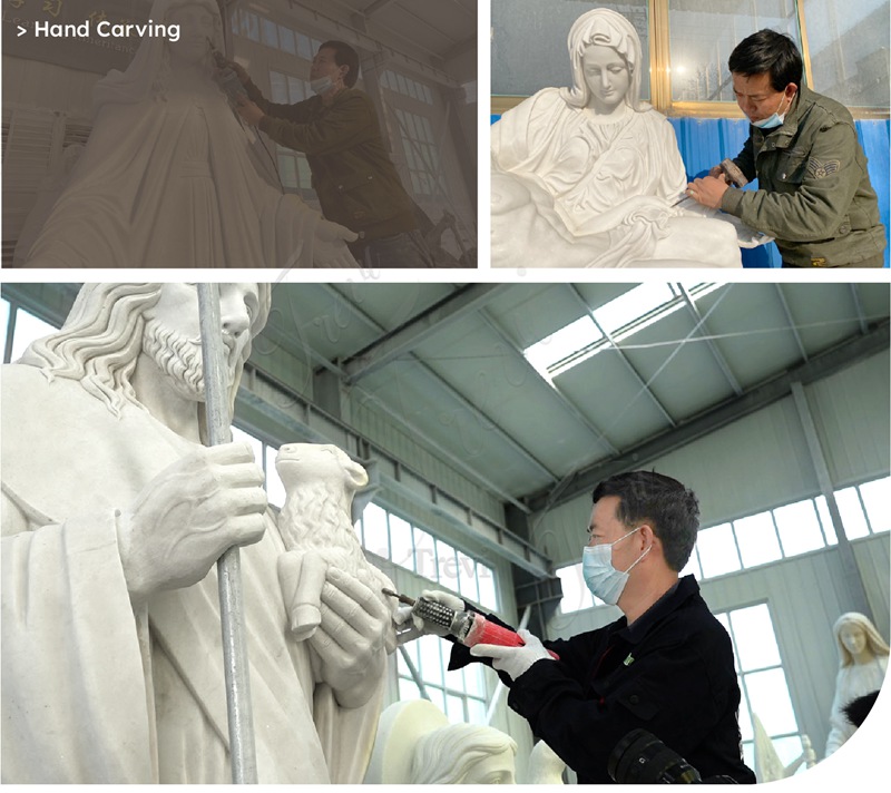 Exquisite lifesizeMarble Carving Skills