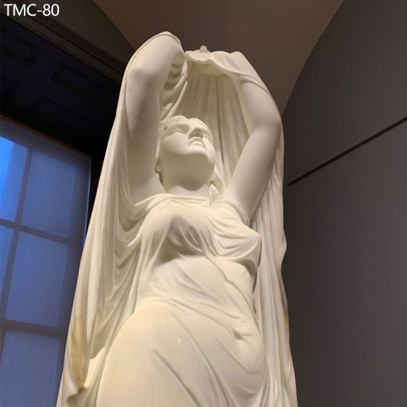 Marble-Veiled-Lady-Statue-FOR-SALE