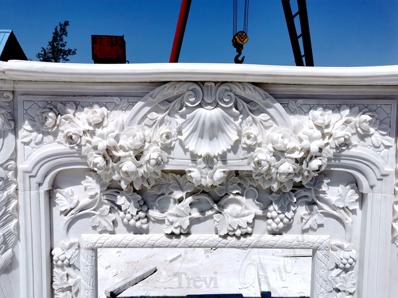 Antique White Marble Fireplace Introduction
