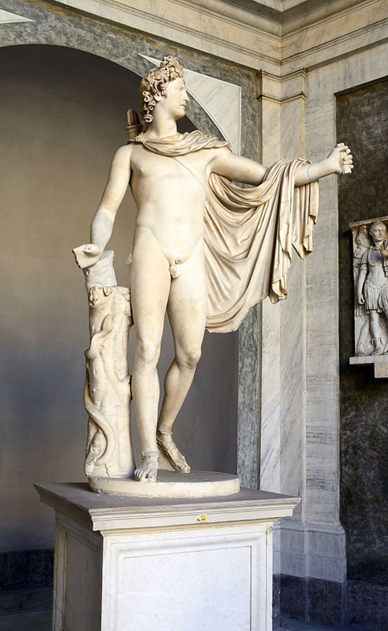 The Apollo Belvedere Statue