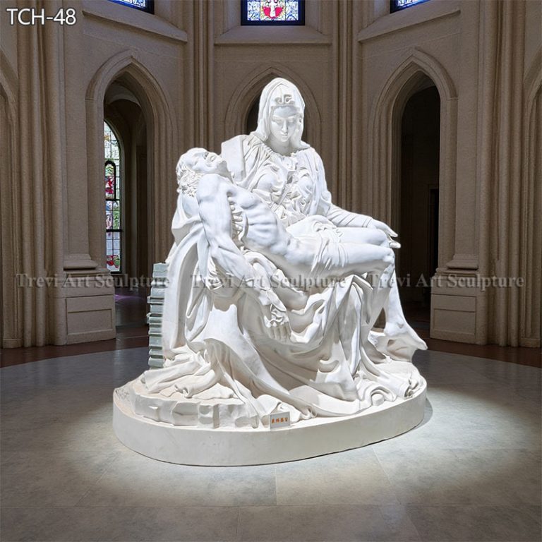 6 feet marble pieta statue
