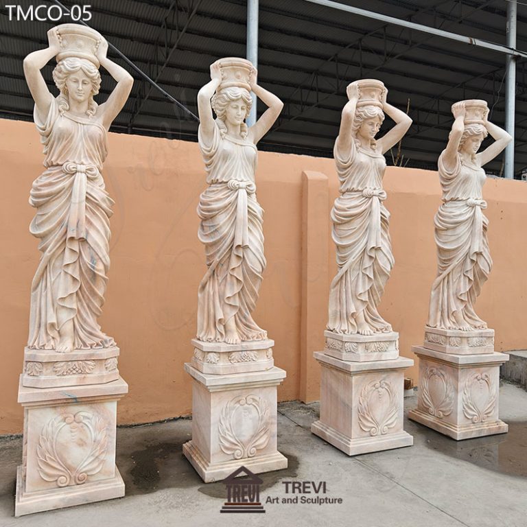 High-Quality-Marble-Caryatid-Pillar