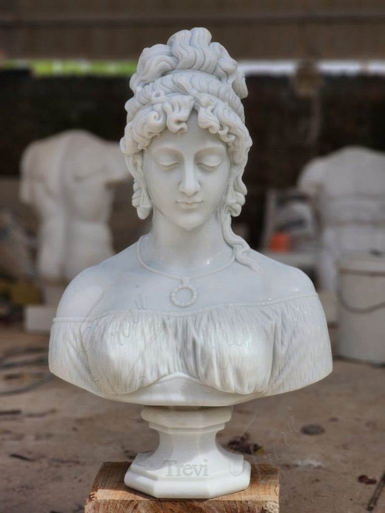 Marble Bust Sculpture Factory Display1