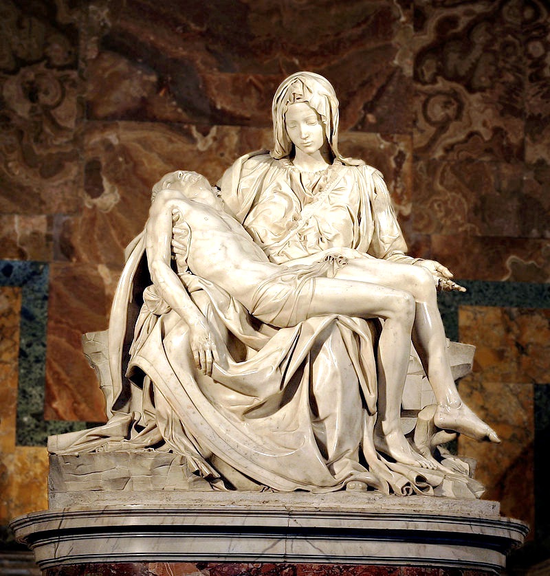 Michelangelo’s Pieta Marble Statue