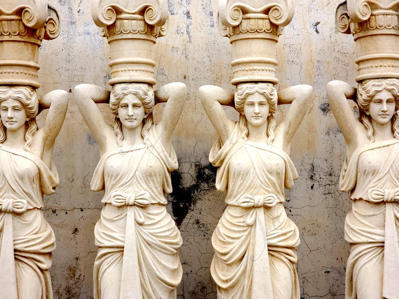 caryatid pillars from Trevi factory 1