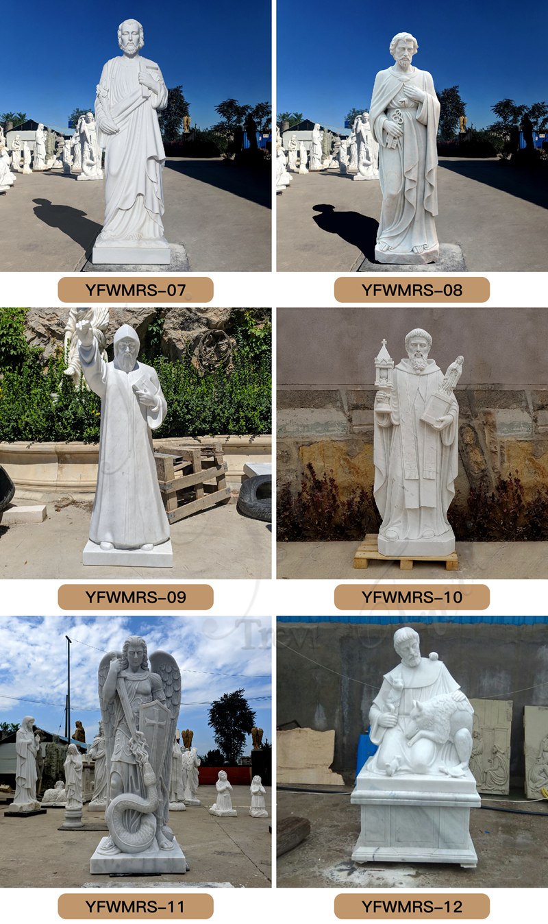 marble mary statue