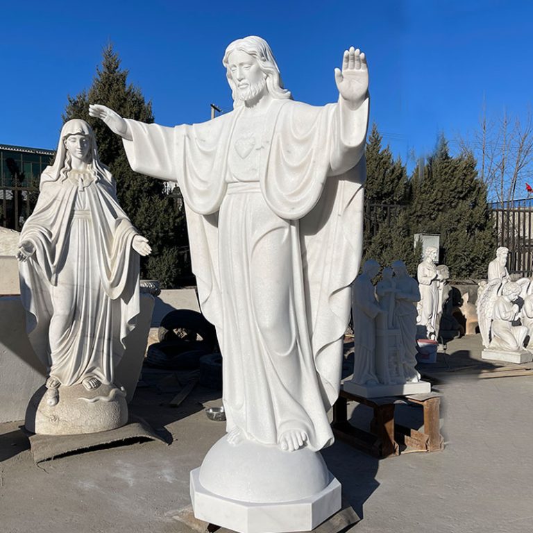 marble-statue-Jesus