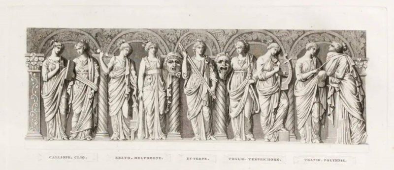 9 greek god muses sculpture 4