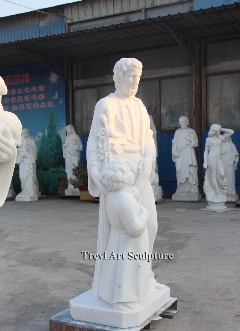 st joseph and baby jesus statue