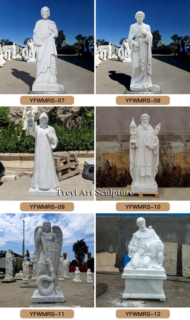 more saint statues
