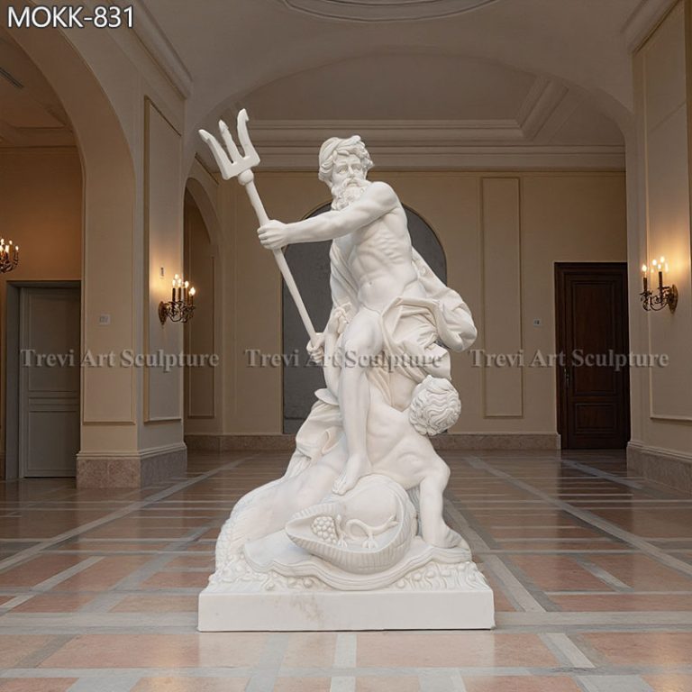 poseidon statue marble garden statue for sale