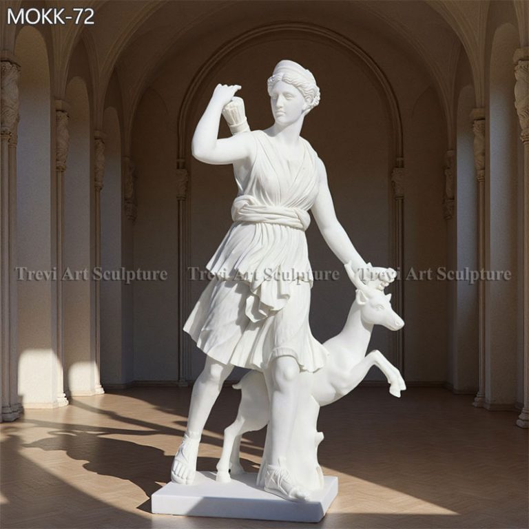 marble artemis diana statue