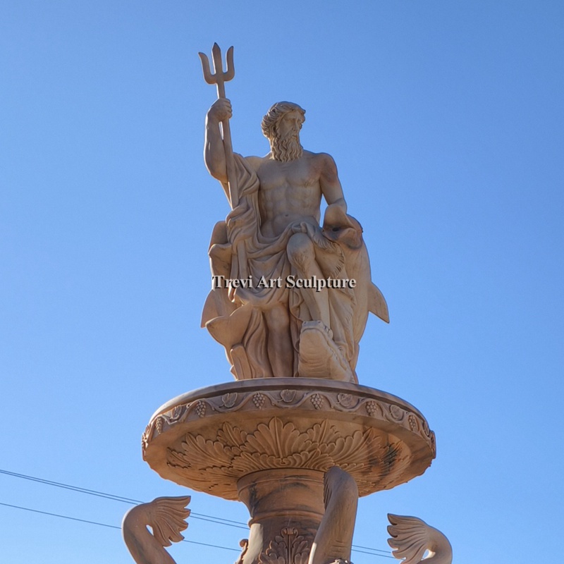 marble outdoor large water fountain statue