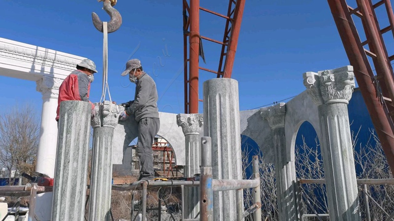how to install a marble gazebo 3