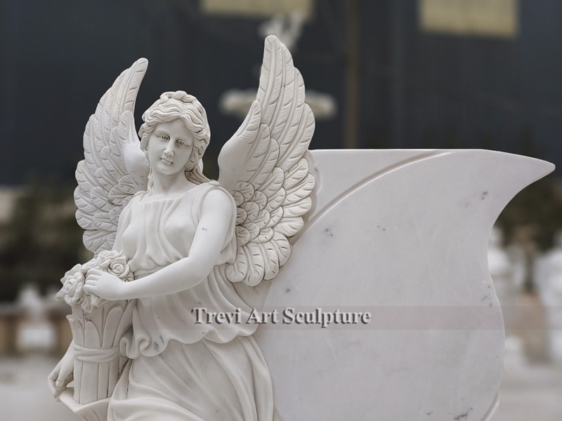 marble standing angel