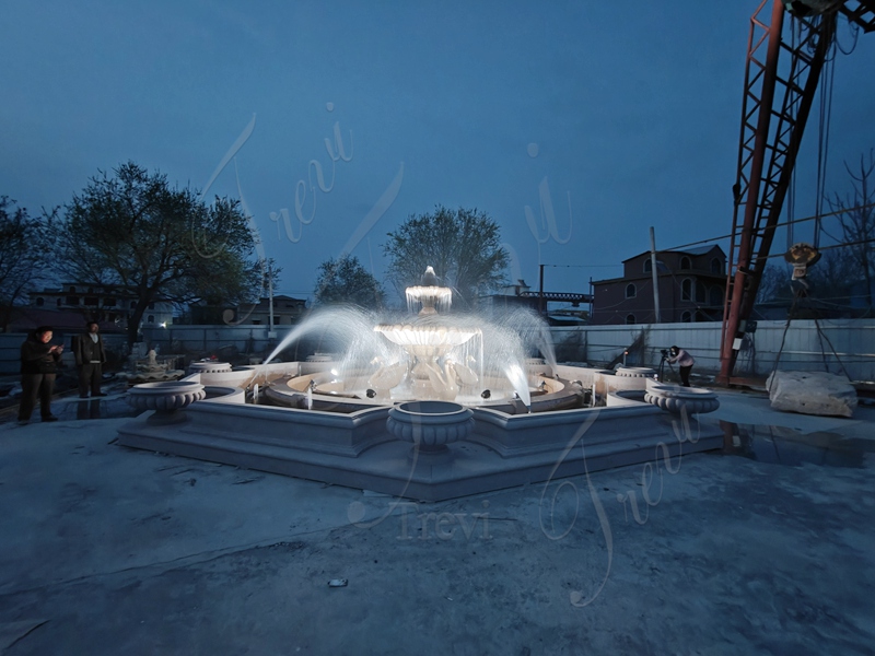 custom marble water fountain
