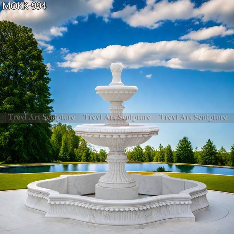 outdoor marble fountain
