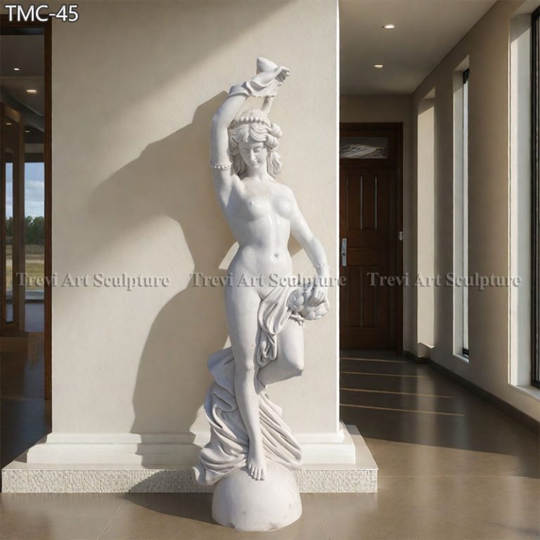 beautiful greek marble nude garden statues