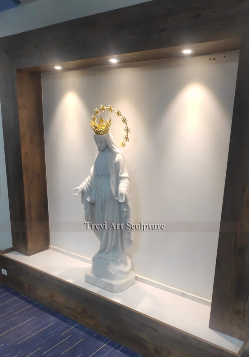 feedback on the marble madonna sculpture, india