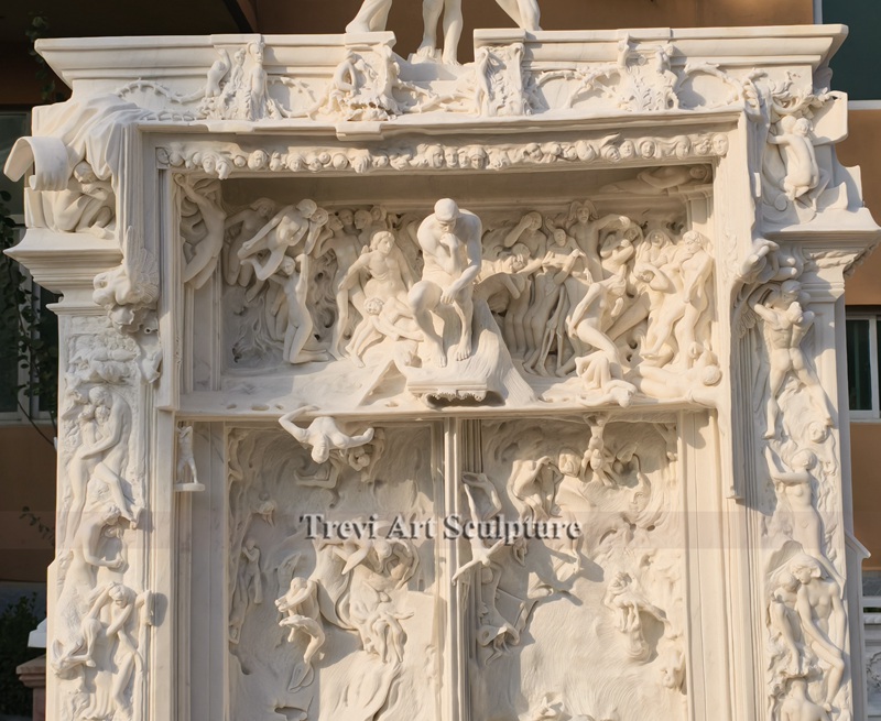 gates of hell art sculpture replica