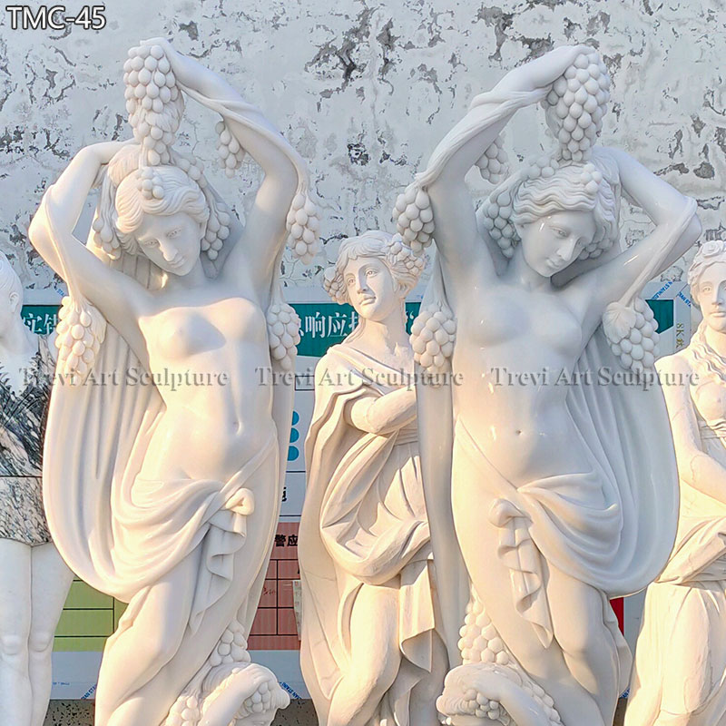 marble nude garden statue