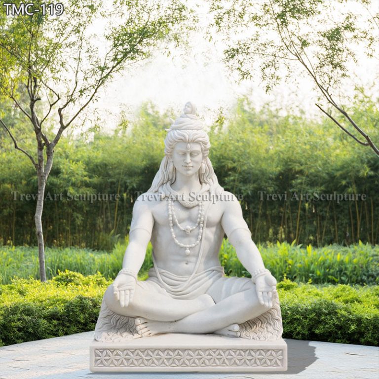 white marble shiva statue manufacturer from china