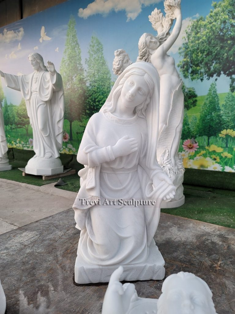 life size religious nativity scene virgin mary statue in marble