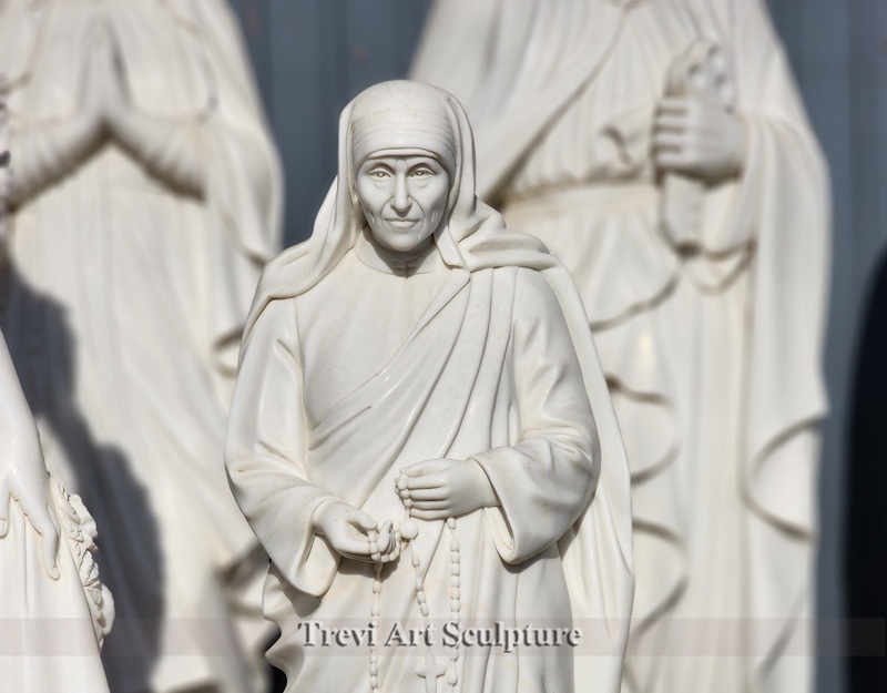 marble st. teresa of calcutta statue