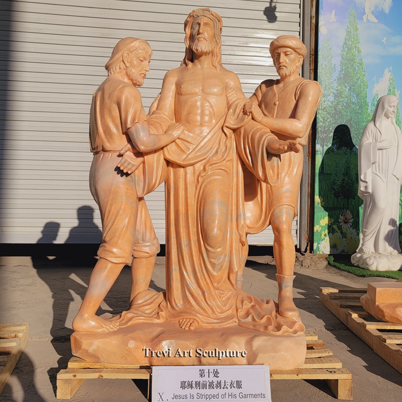 jesus is stripped of his garments statue for sale