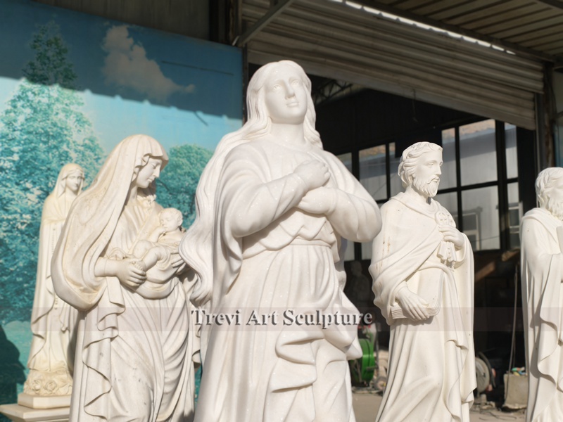 marble our lady of the assumption statue
