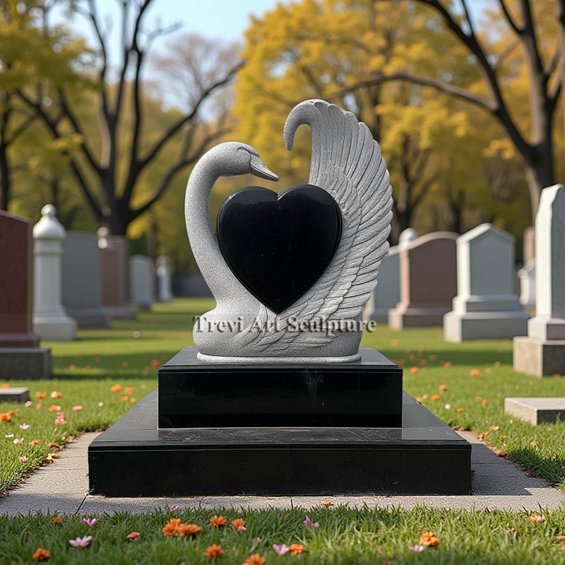 granite swan memorials