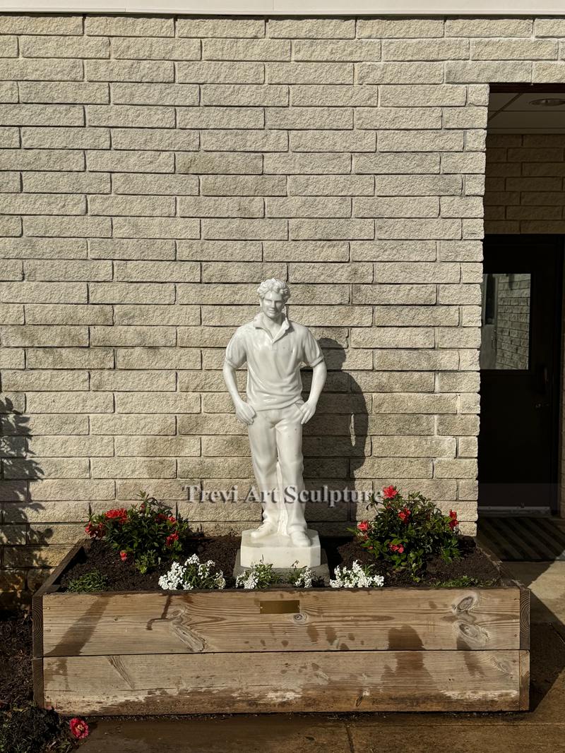 marble saint carlo acutis statue feedback