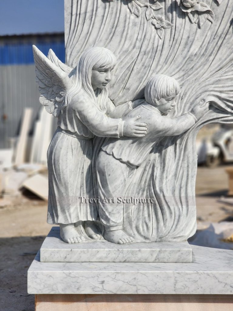 carrara decorative custom children statue