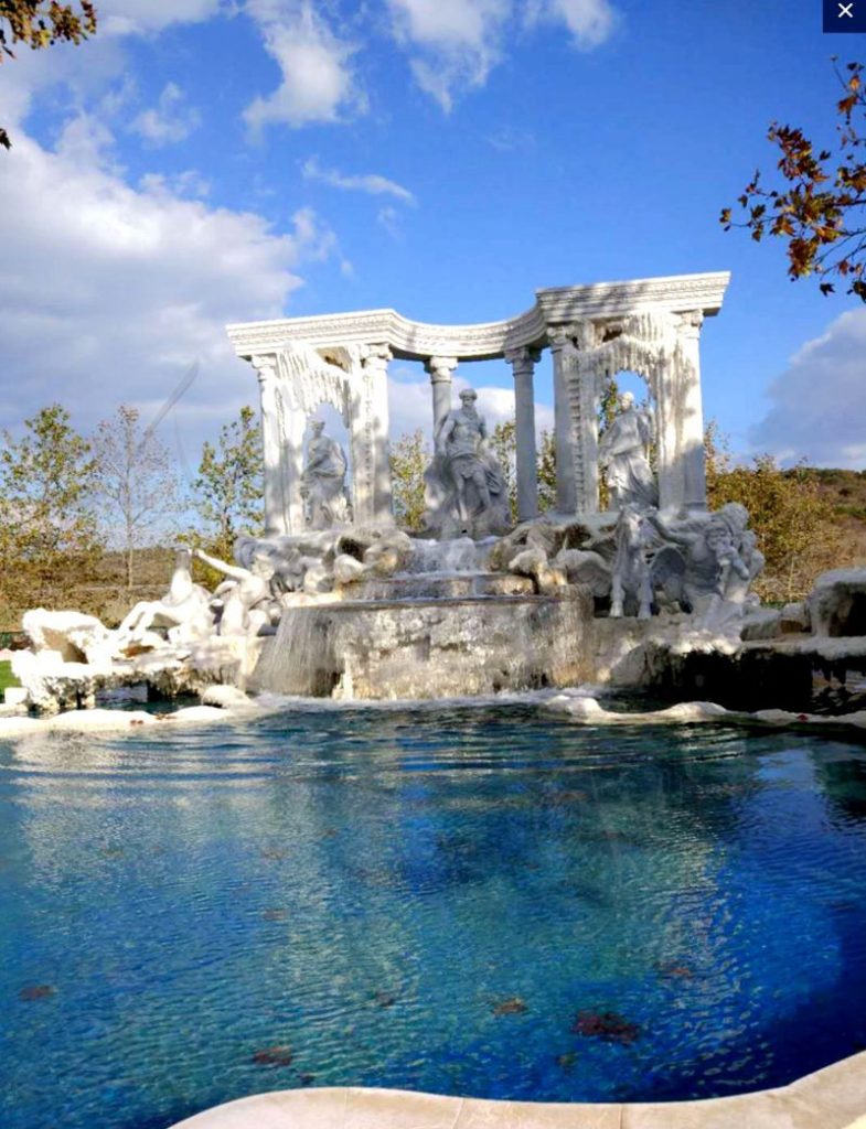 marble trevi fountain replica on sale