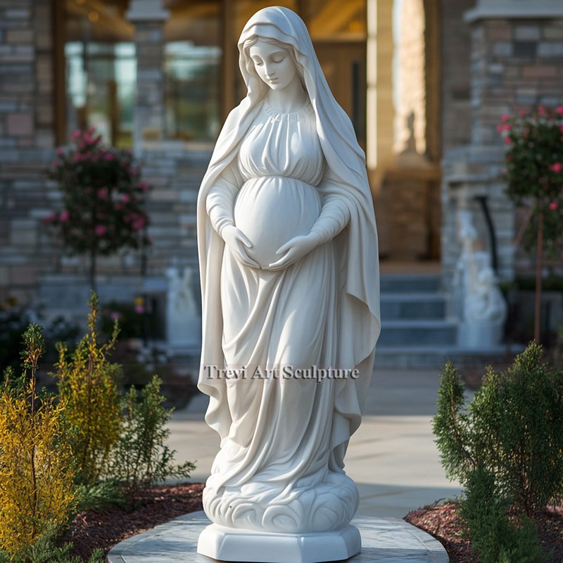 pregnant mary statue trevi factory