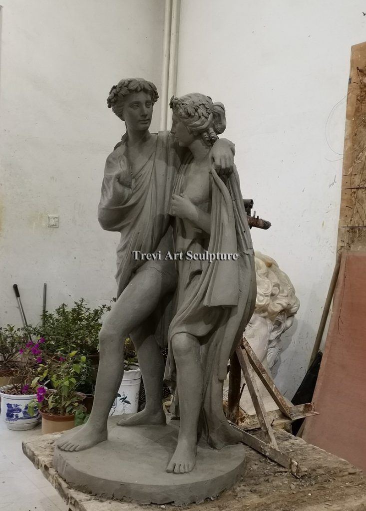 bacchus and ariadne sculpture model replica